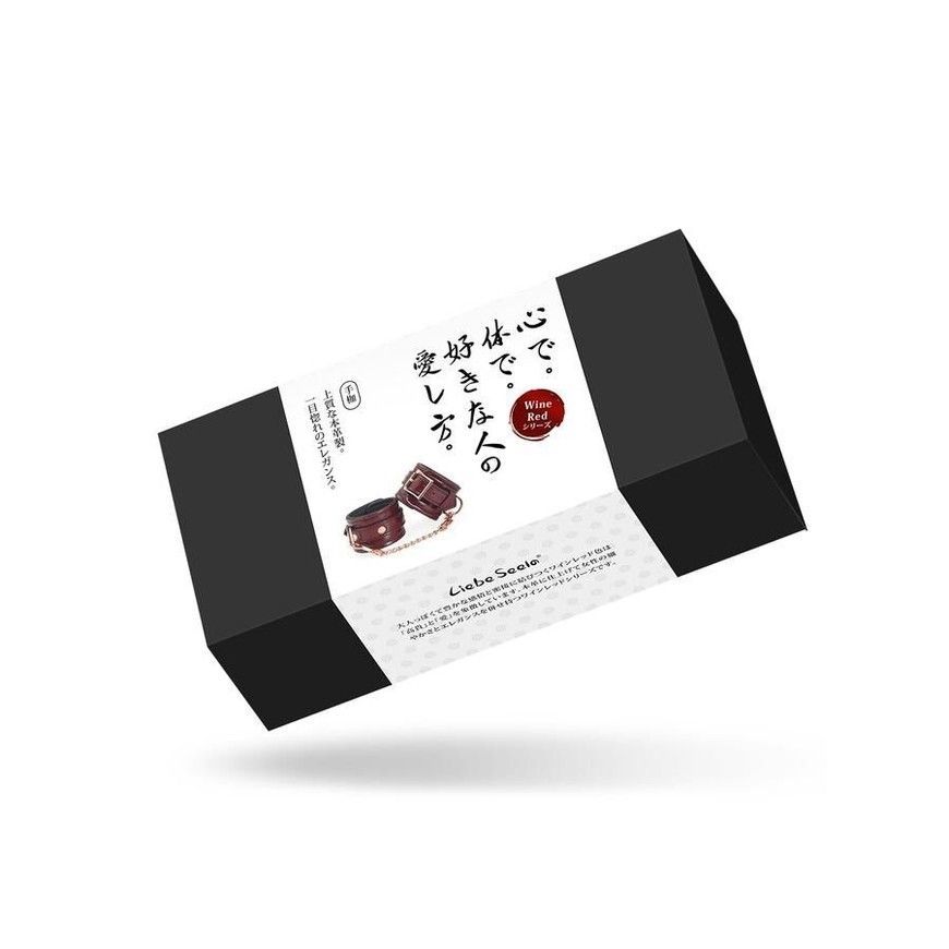 Наручники Liebe Seele Wine Red Wrist Cuffs SO9452 фото