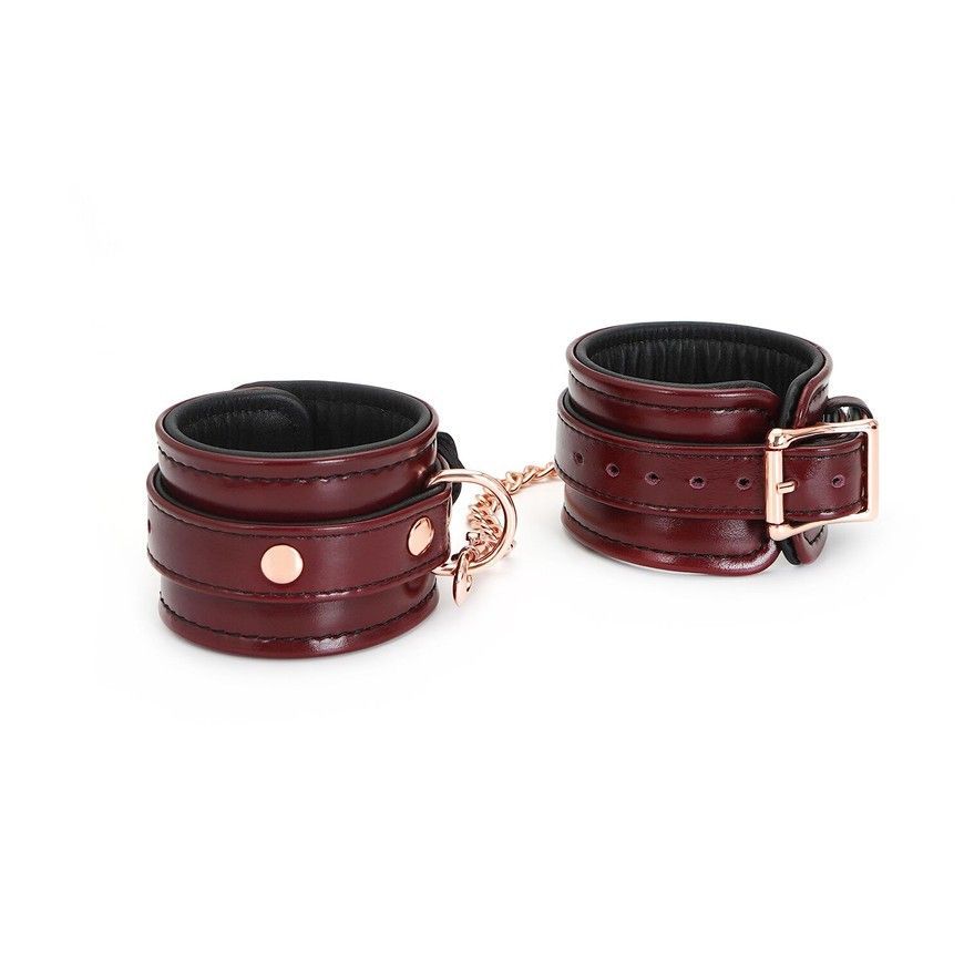 Наручники Liebe Seele Wine Red Wrist Cuffs SO9452 фото