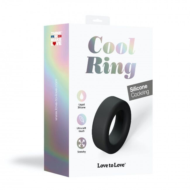 Ерекційне кільце Love To Love Cool Ring Black Onyx SO5090 фото
