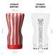 Мастурбатор TENGA Soft Case Cup з м'яким корпусом та вакуумною стимуляцією SO4546 фото 3