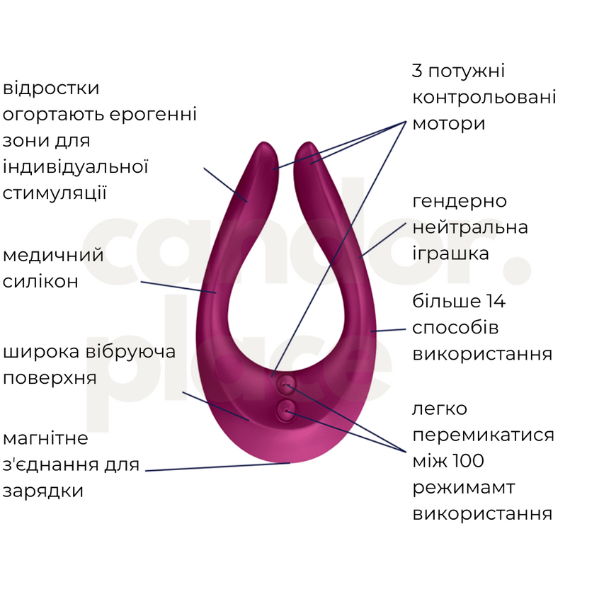 Вібратор для пар Satisfyer Endless Joy Black SO3993 фото