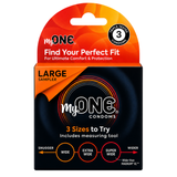 Презервативи MyONE Large Sampler 3 шт SX1248 фото