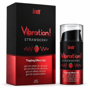 Рідкий вібратор Intt Vibration Strawberryзі смаком полуниці SO2921 фото