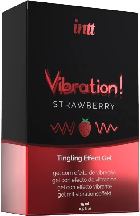 Рідкий вібратор Intt Vibration Strawberryзі смаком полуниці SO2921 фото