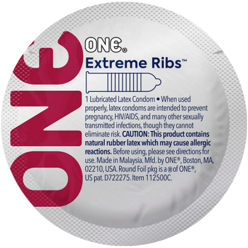 Ребристі презервативи ONE Extreme Ribs (1 шт.) ON2 фото