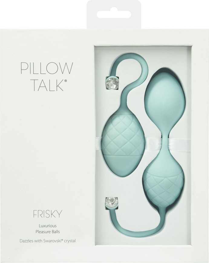Вагінальні кульки Pillow Talk Frisky Teal SO2722 фото