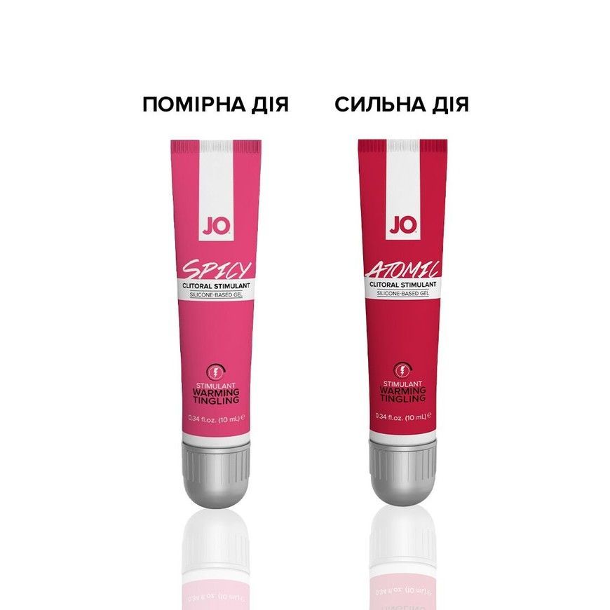 Збудливий гель для клітора JO Atomic Warming інтенсивної дії з ефектом зігрівання SO1502 фото