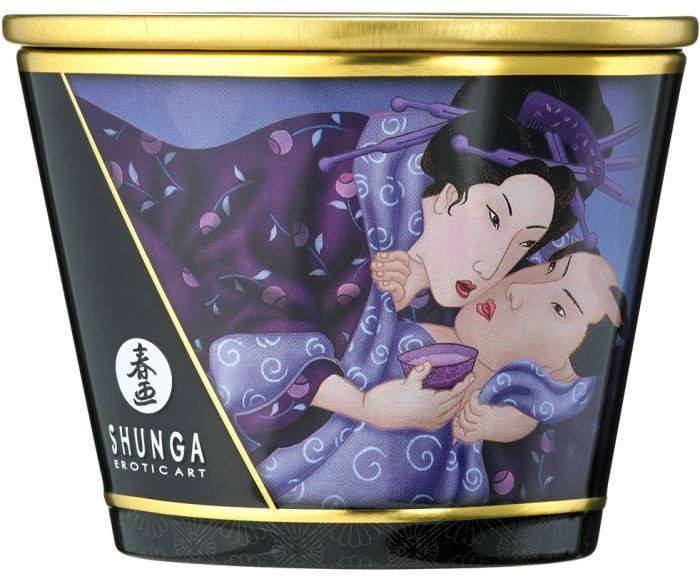 Масажна свічка Shunga Massage Candle з ароматом екзотичних фруктів 170 мл SO2512 фото