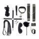 Набір BDSM з 9 елементів Art of Sex Spikes BDSM Set Leather з натуральної шкіри SO7140 фото 2