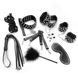 Набір BDSM з 9 елементів Art of Sex Spikes BDSM Set Leather з натуральної шкіри SO7140 фото 3