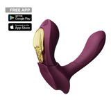 Смарт-вібратор в трусики Zalo Aya Velvet Purple SO6648 фото