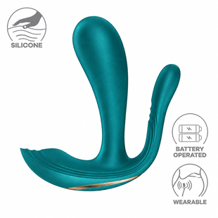 Подвійний вібратор у трусики Satisfyer Top Secret+ Battery Series SX3841 фото