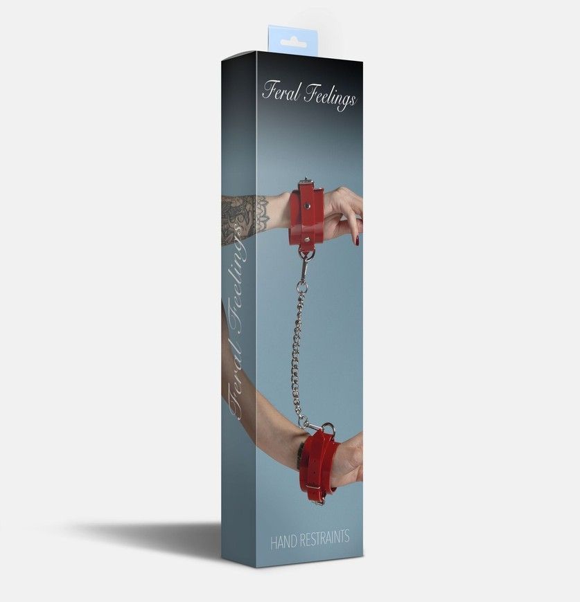 Наручники Feral Feelings Hand Restraints Red SO9299 фото