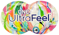 Ультратонкі презервативи ONE Ultra Feel з додатковим пакетиком лубриканту 1 шт. ON9 фото