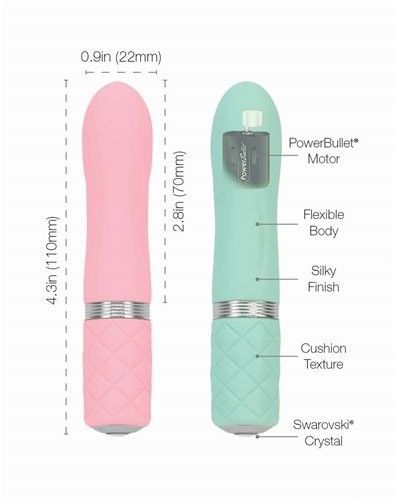 Мінівібратор Pillow Talk Flirty Pink SO2725 фото