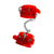 Наручники Feral Feelings Hand Restraints Red Trasparent SO9298 фото