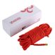 Мотузка для шибарі LOCKINK SEVANDA Shibari Pratice Rope Red 8 м SX0879 фото 2