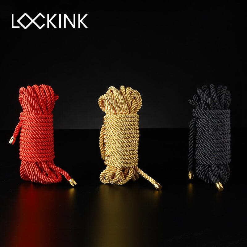 Мотузка для шибарі LOCKINK SEVANDA Shibari Pratice Rope Red 8 м SX0879 фото