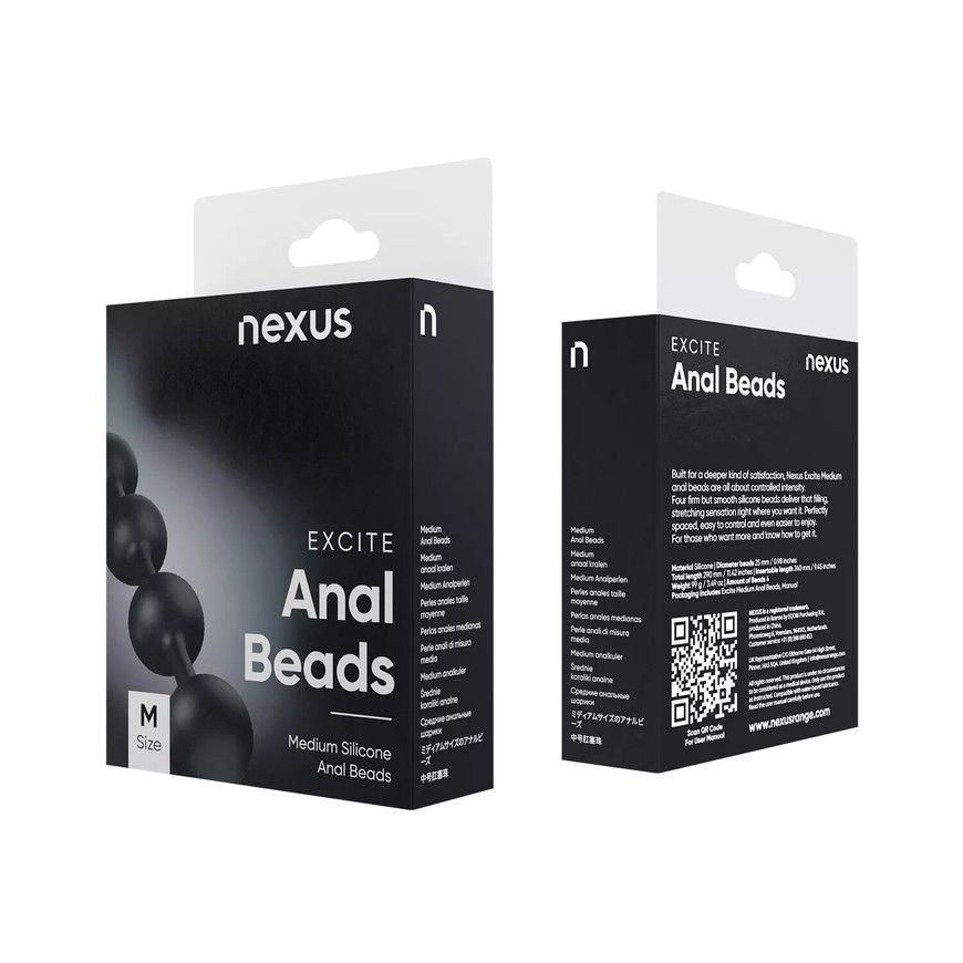 Анальні кульки Nexus Excite Medium Anal Beads SO3071 фото