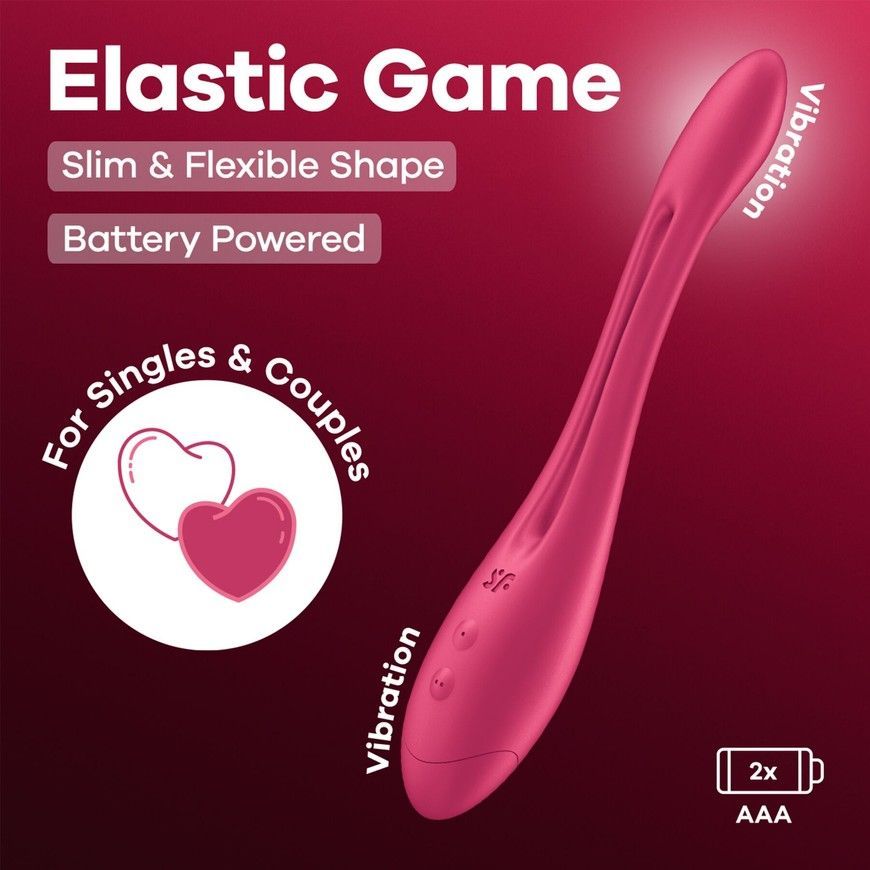 Універсальний гнучкий вібратор для пар Satisfyer Elastic Game Battery Series SX3838 фото